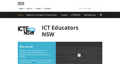 Desktop Screenshot of ictensw.org.au